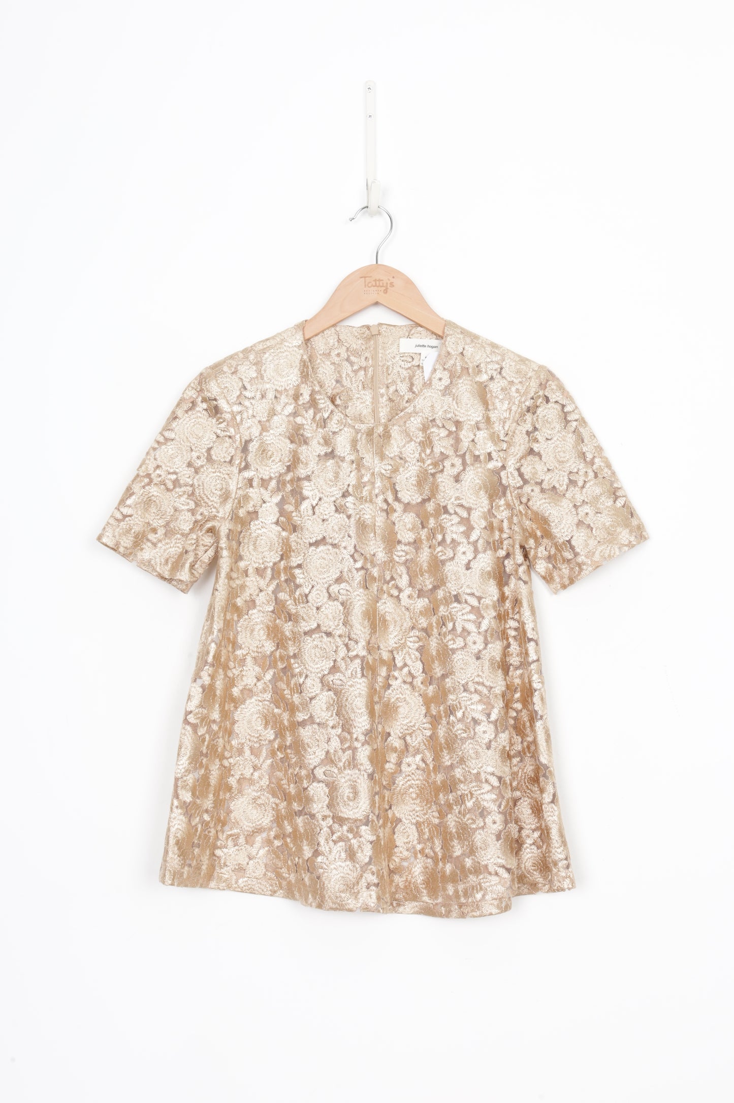 Juliette Hogan Womens Gold Dress Size 6