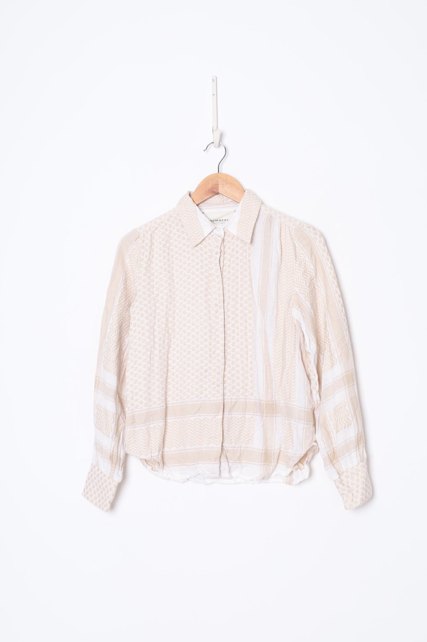 Summery Copenhagen Womens Beige Top Size XS