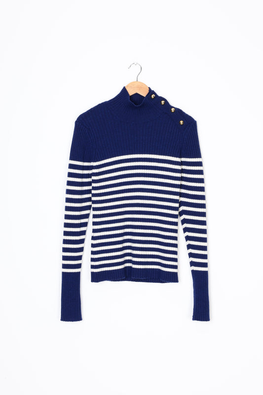 Baum Und Pferdgarten Womens Blue Jumper Size L