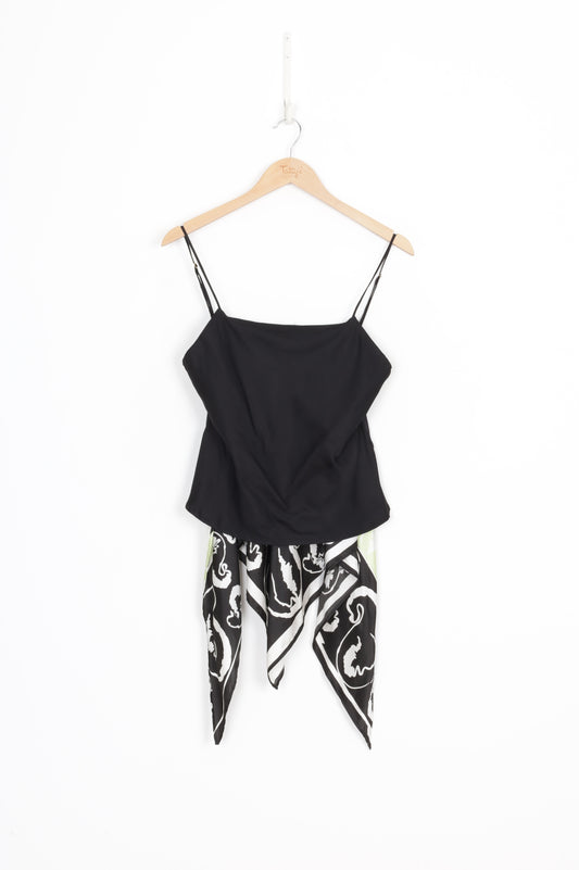 Wynn Hamlyn Womens Black Top Size 10