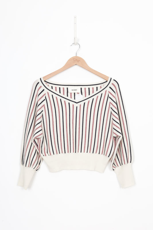 Snidel Womens Cream Jumper Size S
