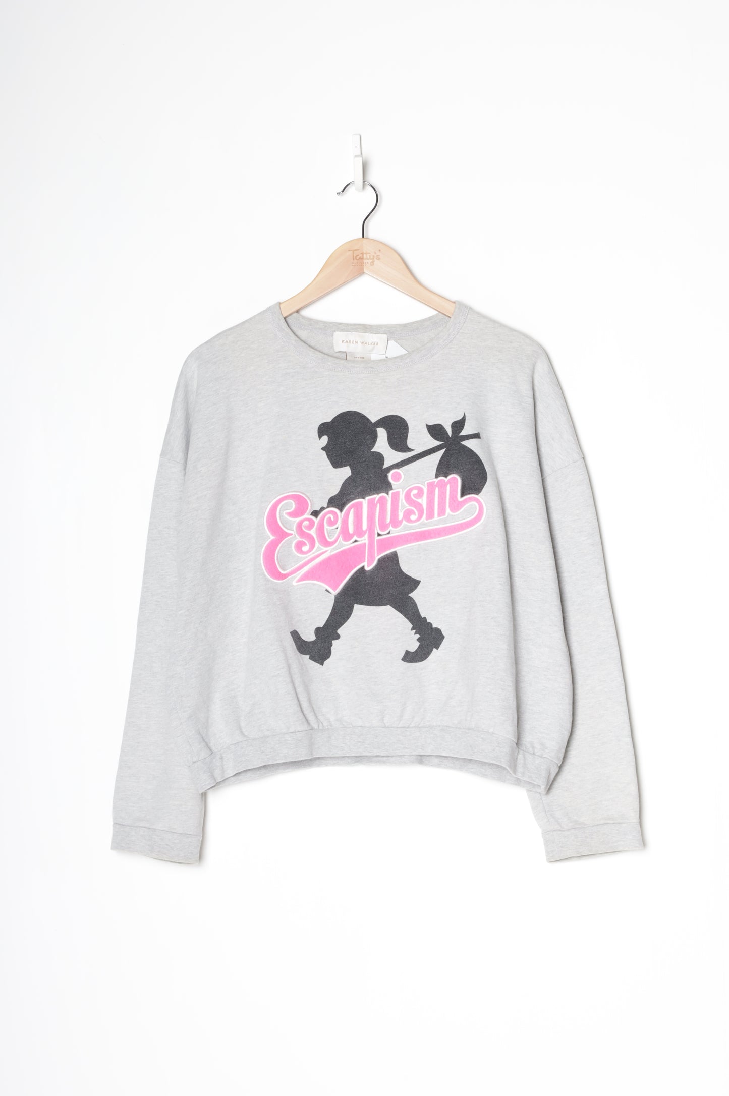 Karen Walker Womens Grey Sweatshirt Size 6