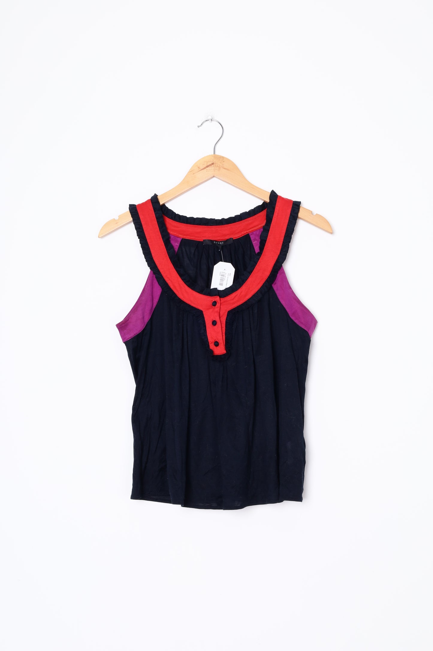 Gucci Womens Black Top Size M