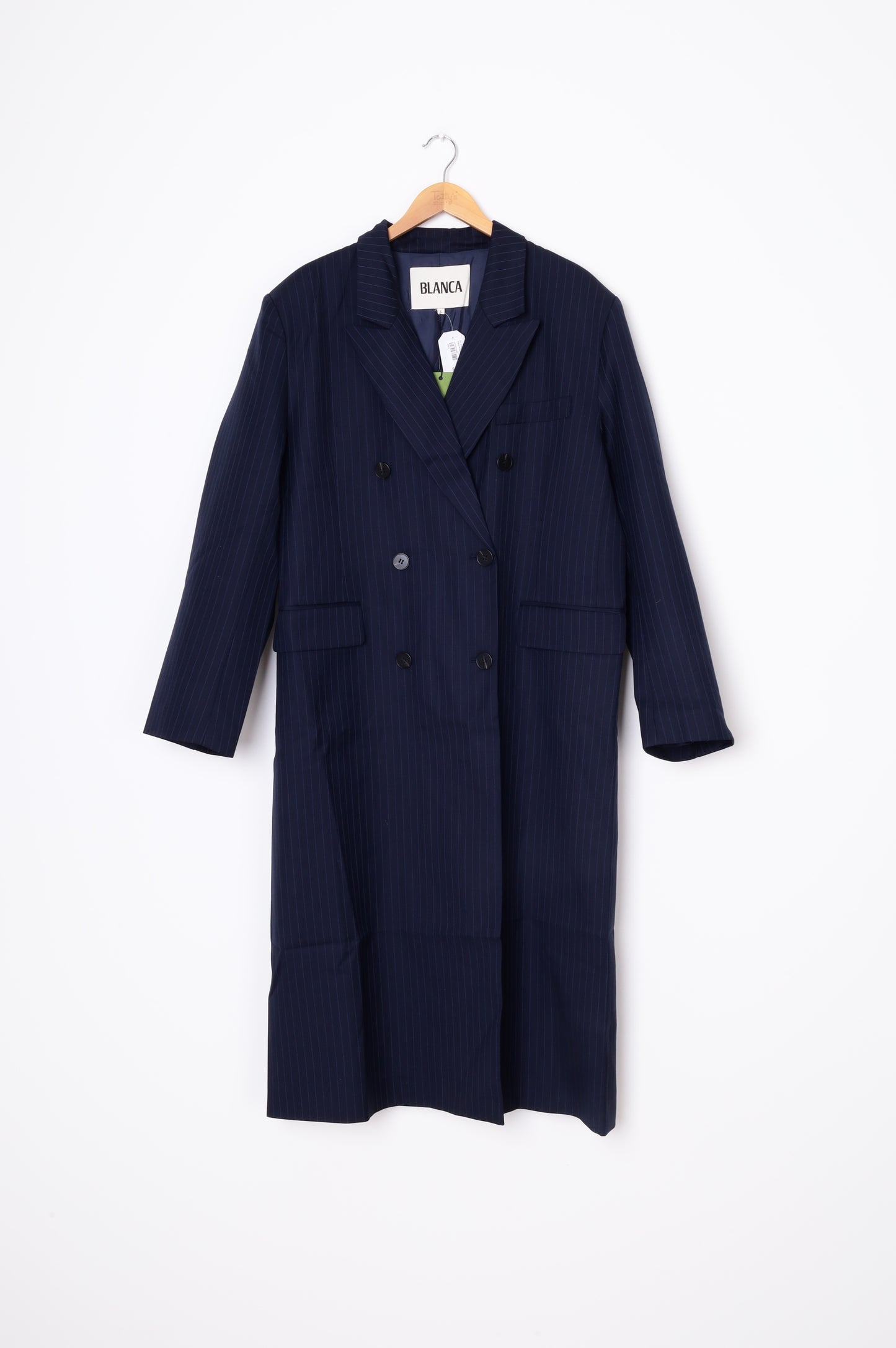Blanca Womens Blue Coat Size L