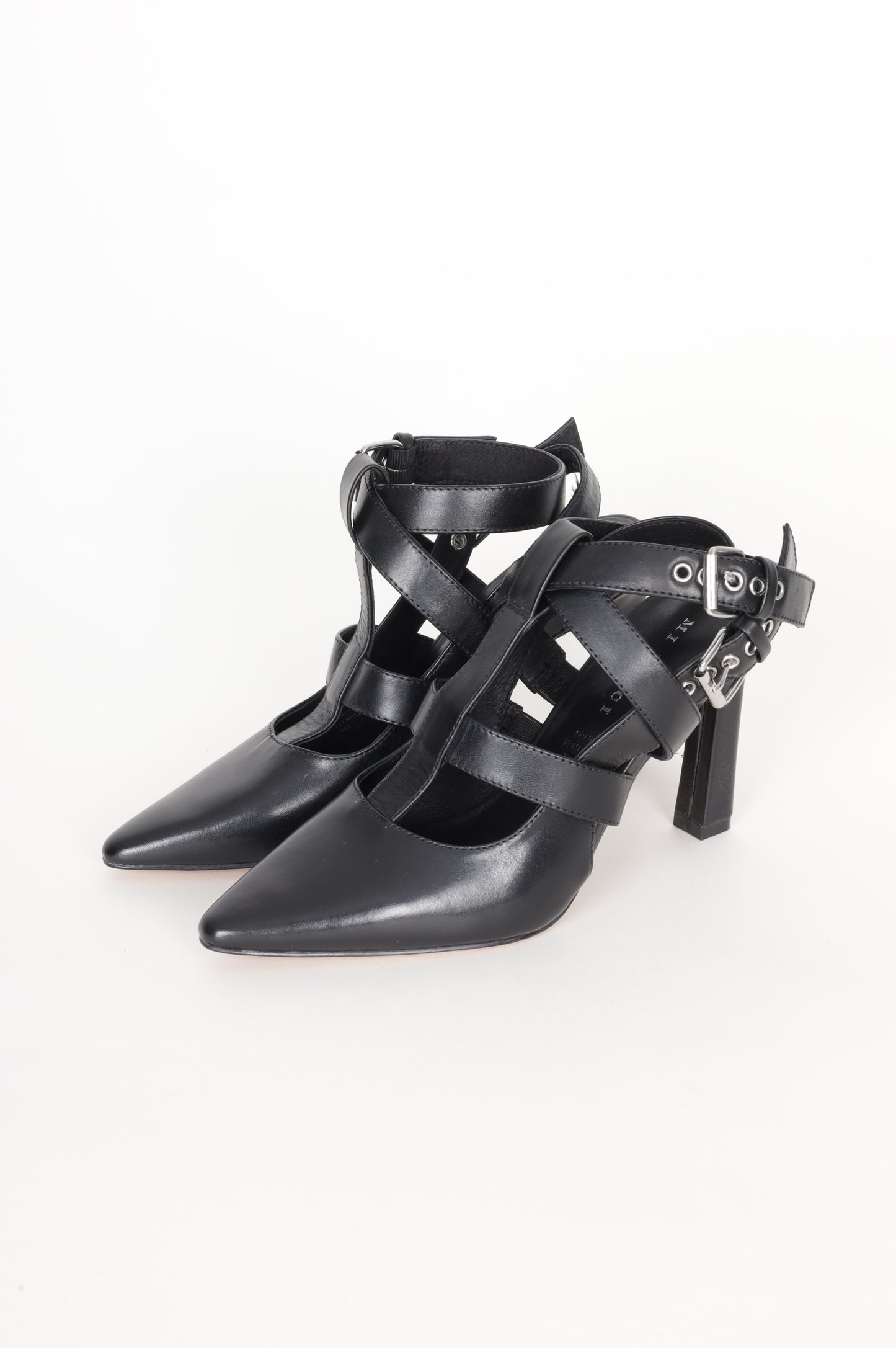 Mi Piaci Womens Black Heels Size EU 37