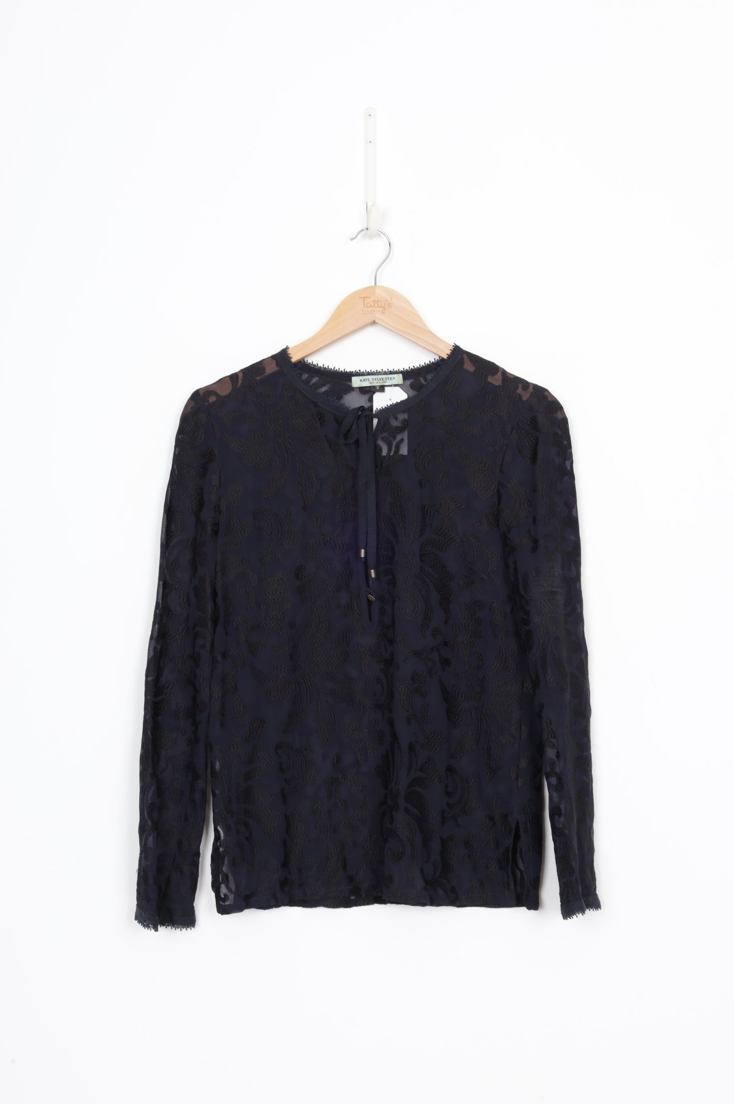 Kate Sylvester Womens Blue Top Size S