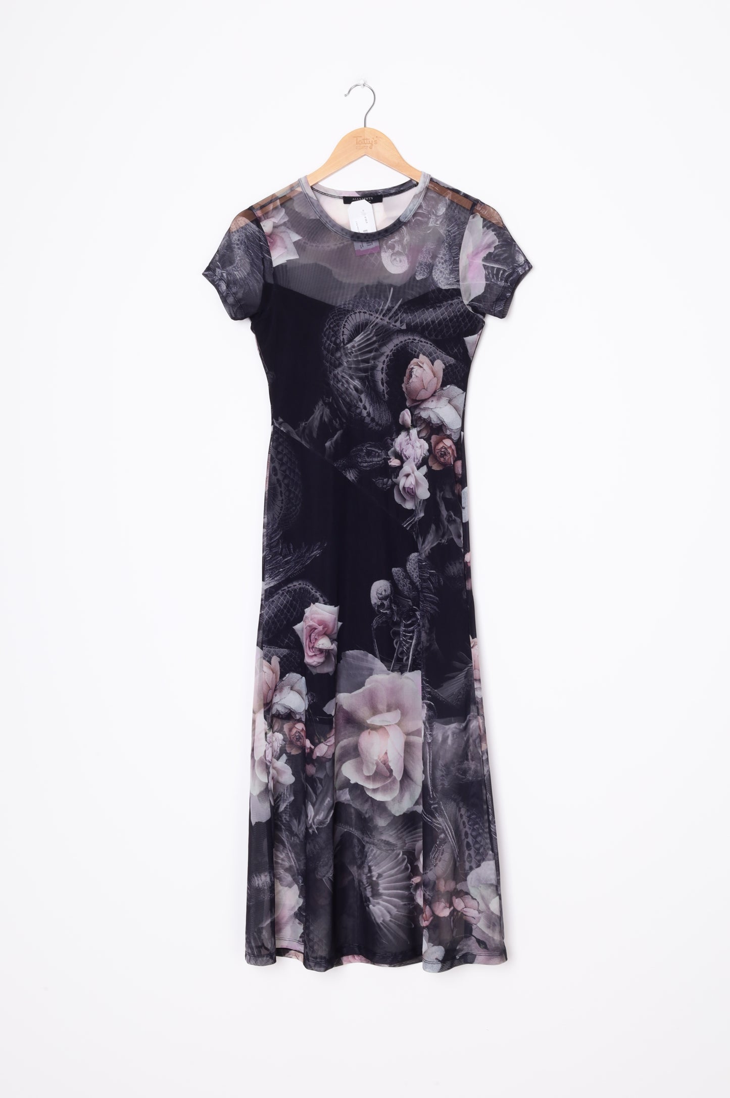 AllSaints Womens Black Dress Size 8