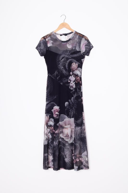 AllSaints Womens Black Dress Size 8