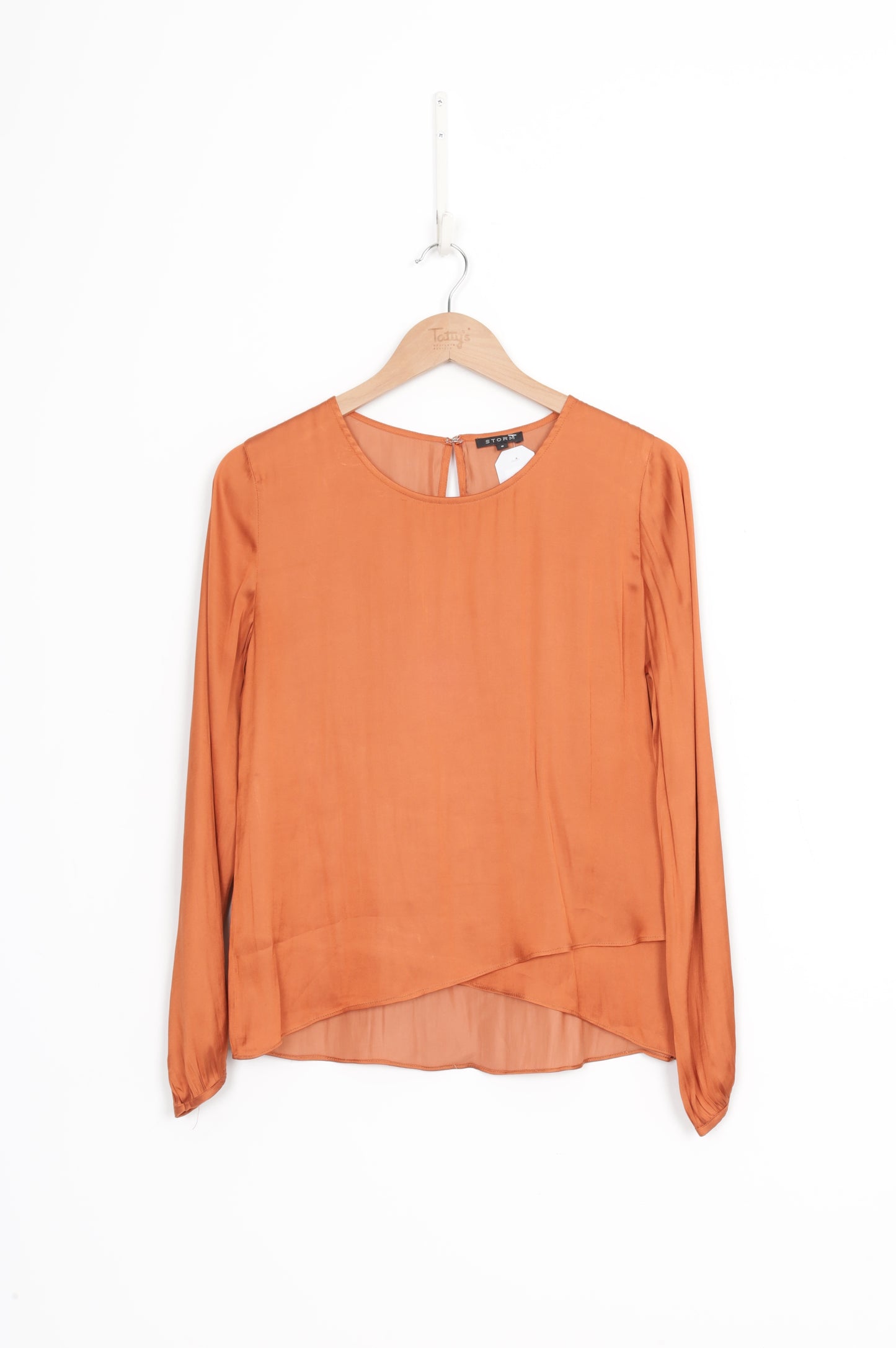 Storm Womens Orange Top Size 8