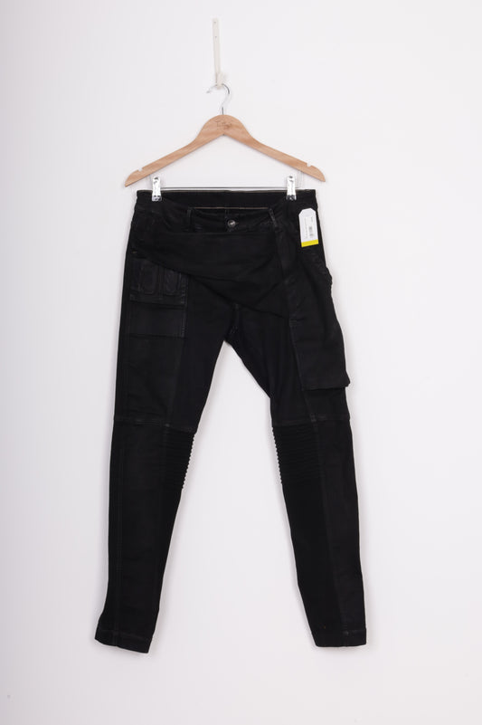 Rick Owens Mens Black Jeans Size W 33