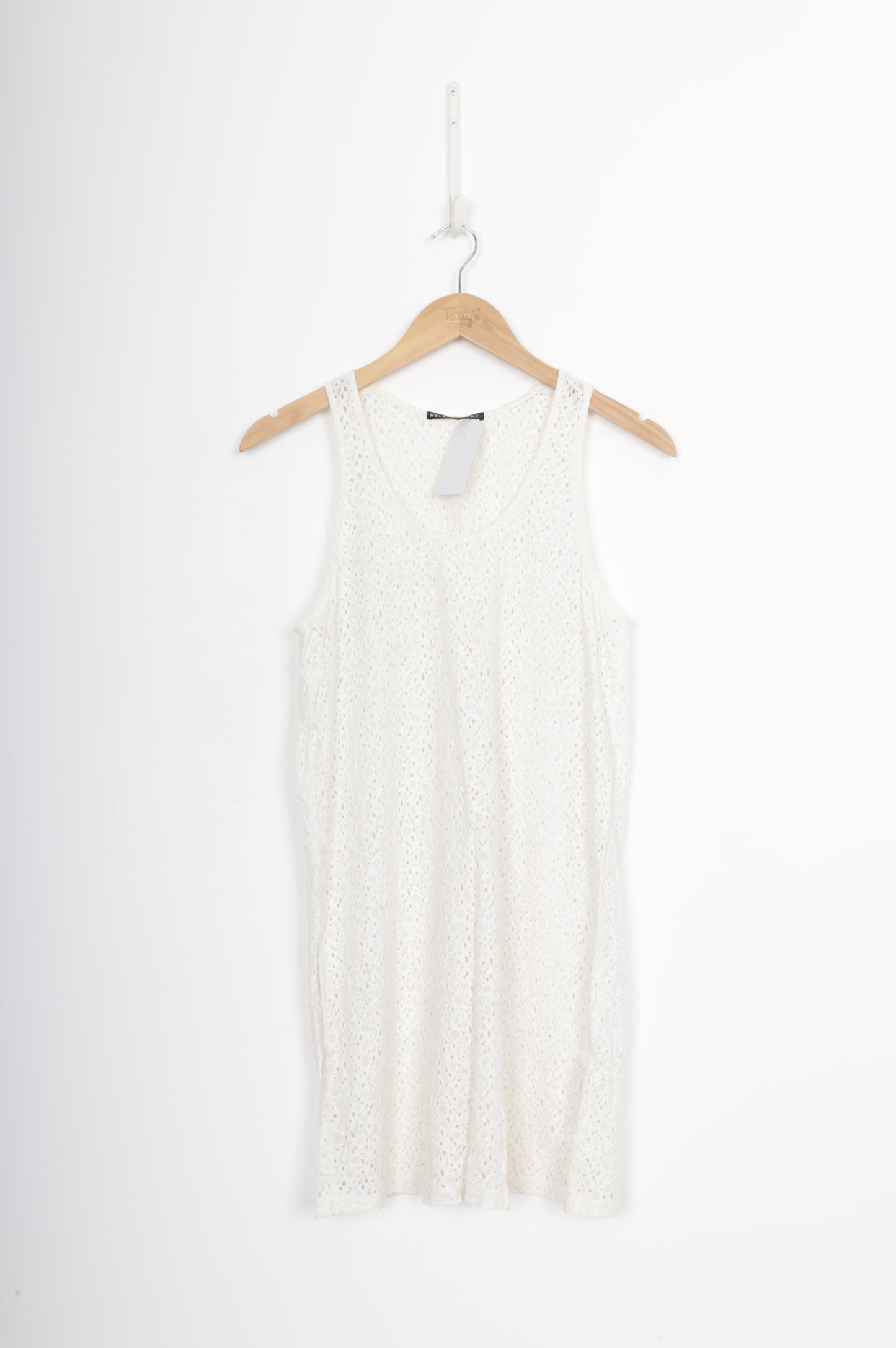 Helen Cherry Womens White Dress Size S