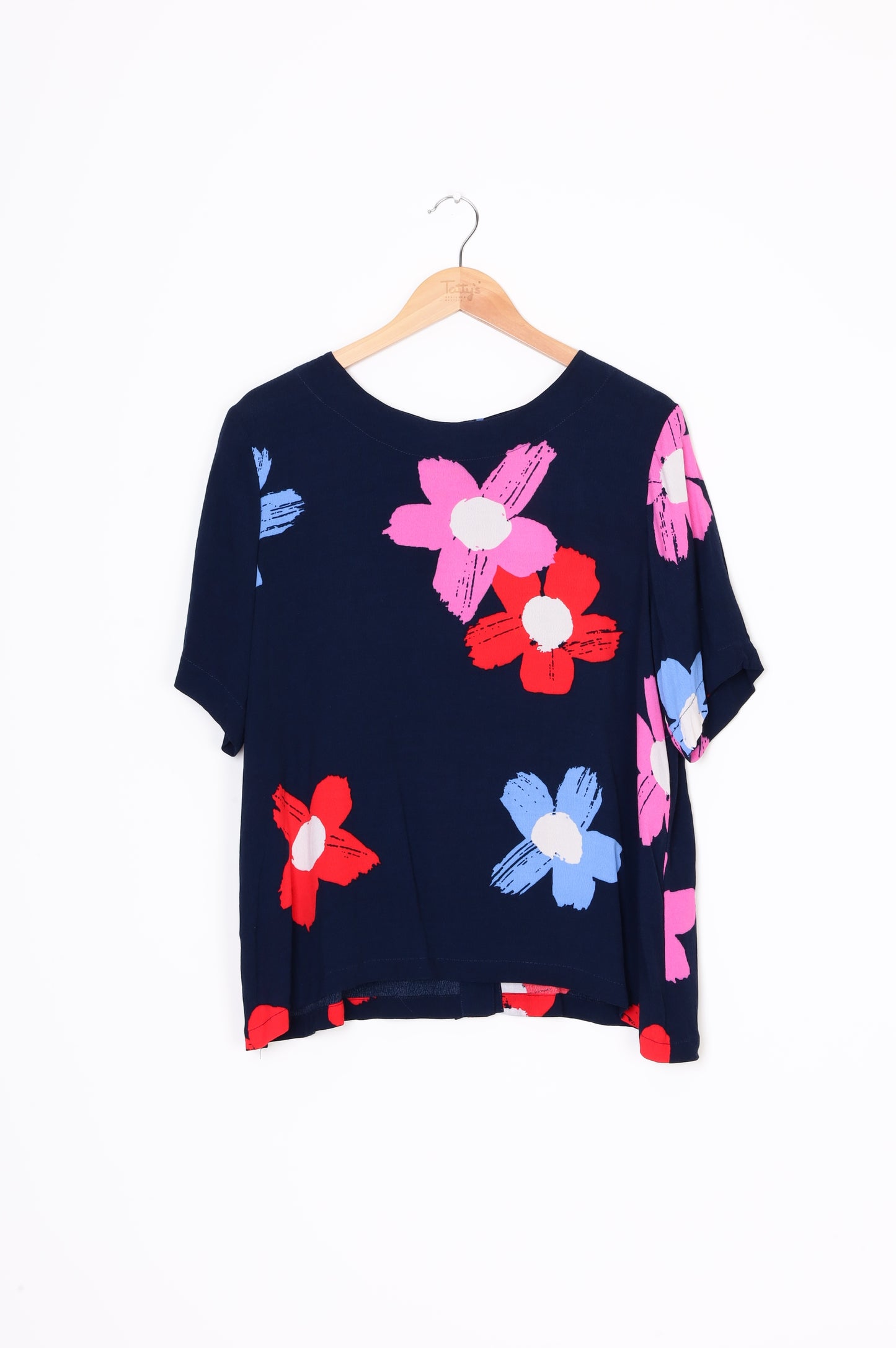 twenty-seven names Womens Blue Top Size 14