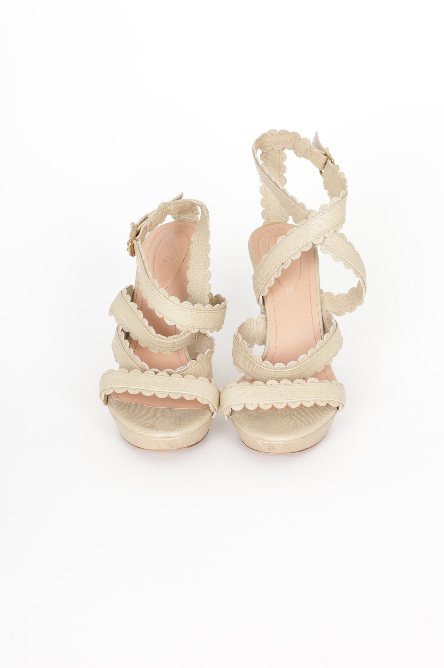 Chloe (Vintage) Womens Beige Heels Size EU 39