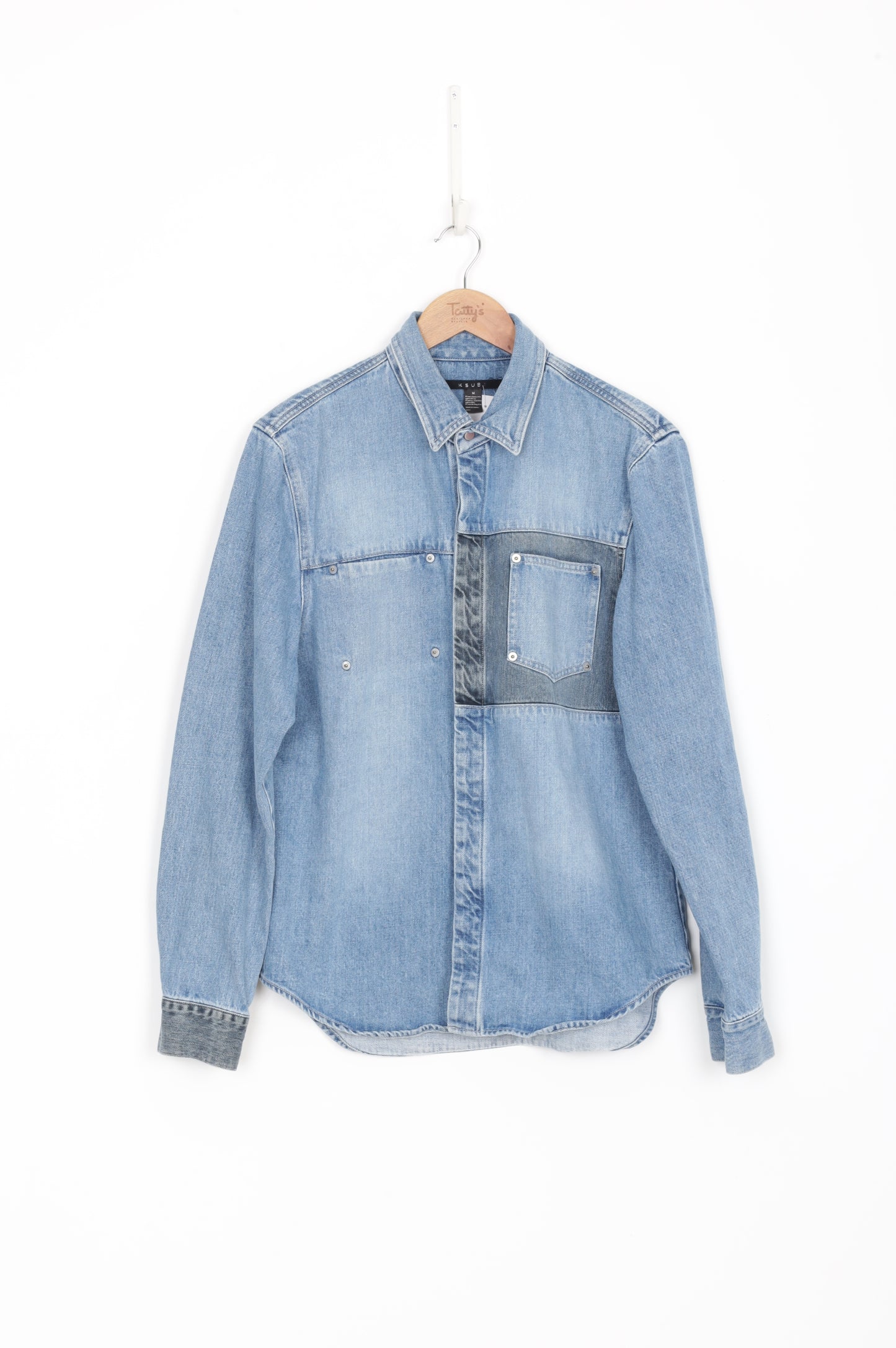 Ksubi Mens Blue Shirt Size M