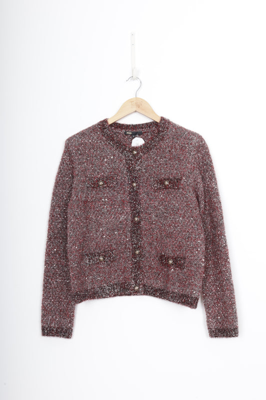 Maje Womens Red Jacket Size 2