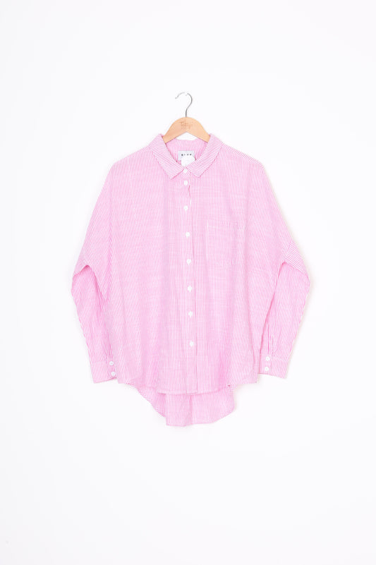 Blak Love Womens Pink Shirt Size 14