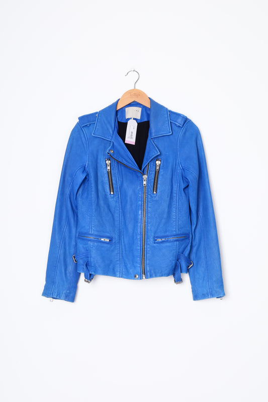 IRO Womens Blue Jacket Size 2