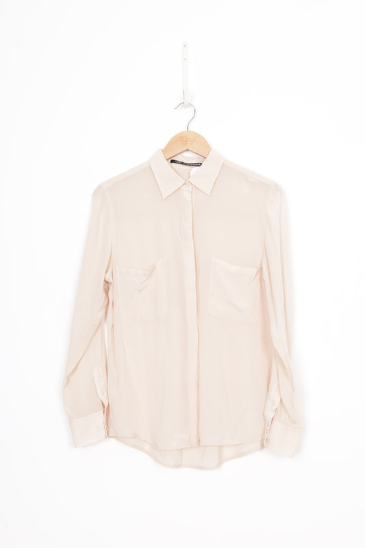 Turet Kneufermann Womens Beige Shirt Size L