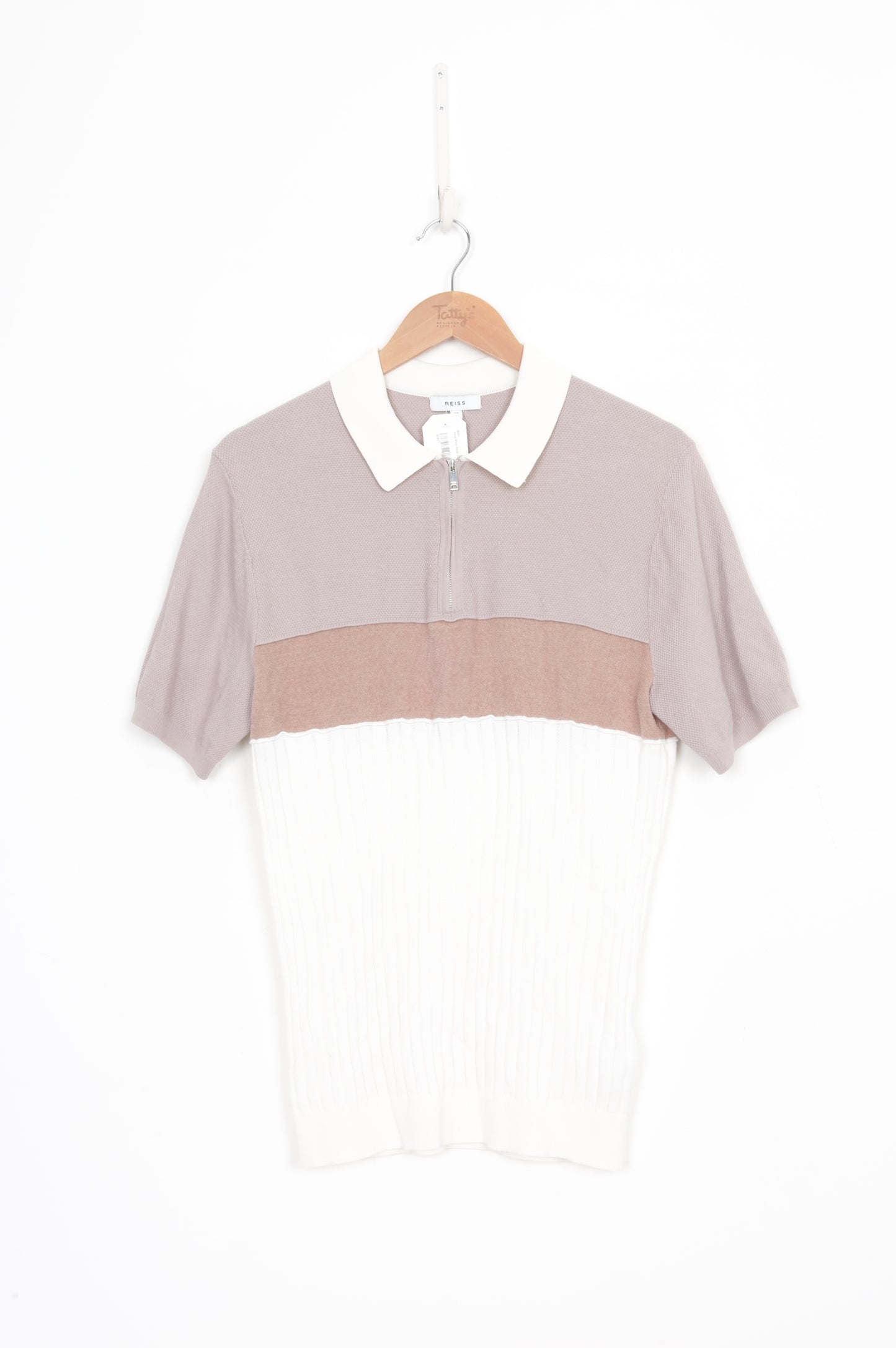 Reiss Mens Beige Top Size M
