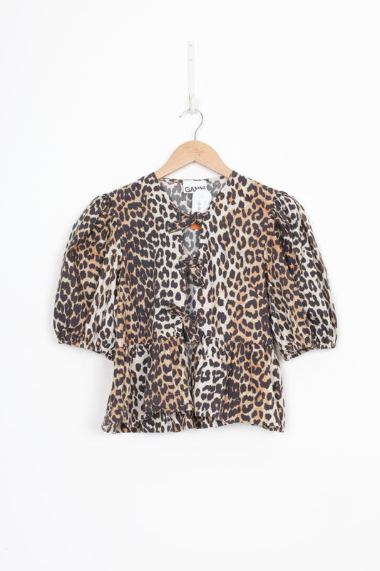 Ganni Womens Black Top Size EU 36