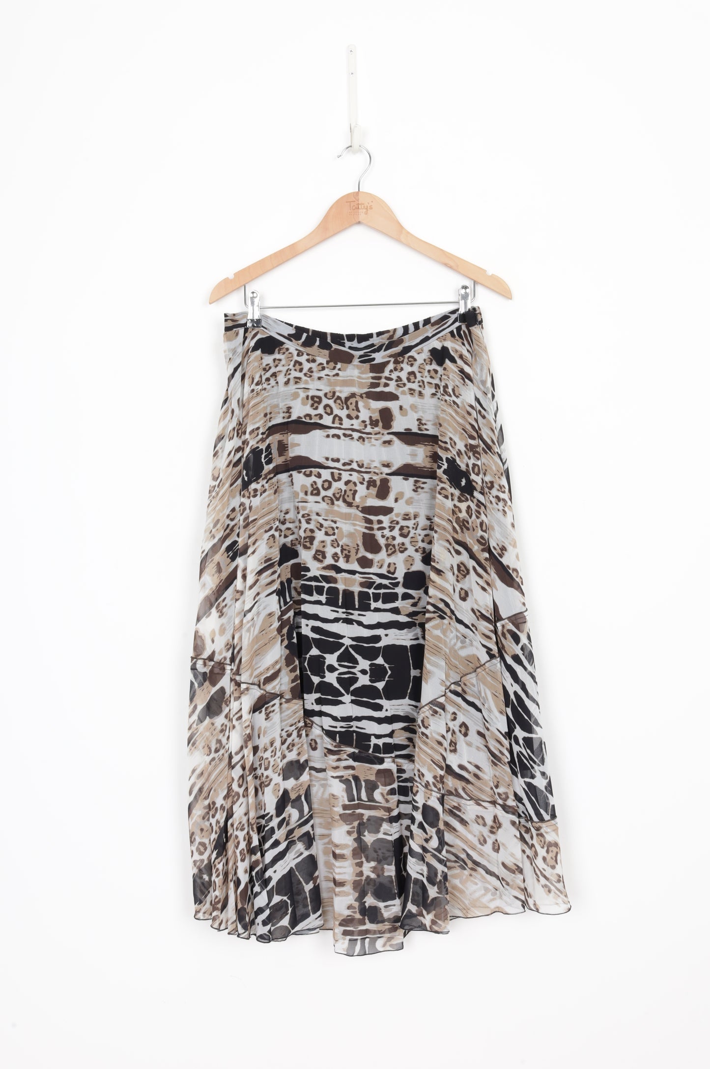 Paula Ryan Womens Grey Skirt Size XL