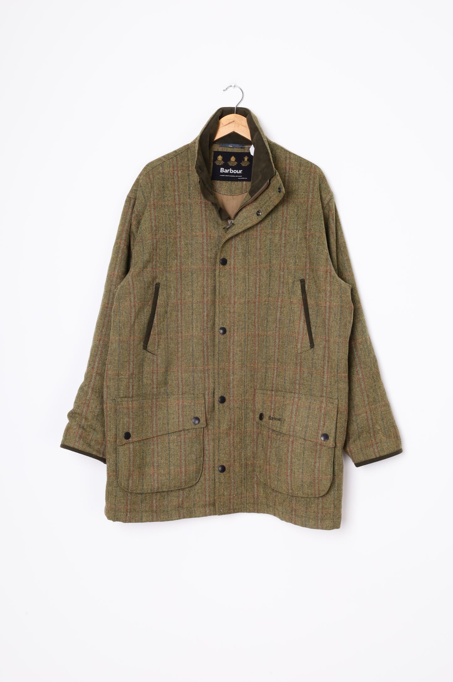 Barbour Mens Green Coat Size L