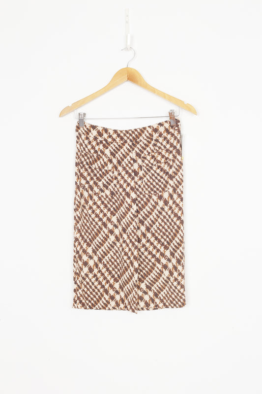 Diane von Furstenberg Womens Brown Skirt Size 6
