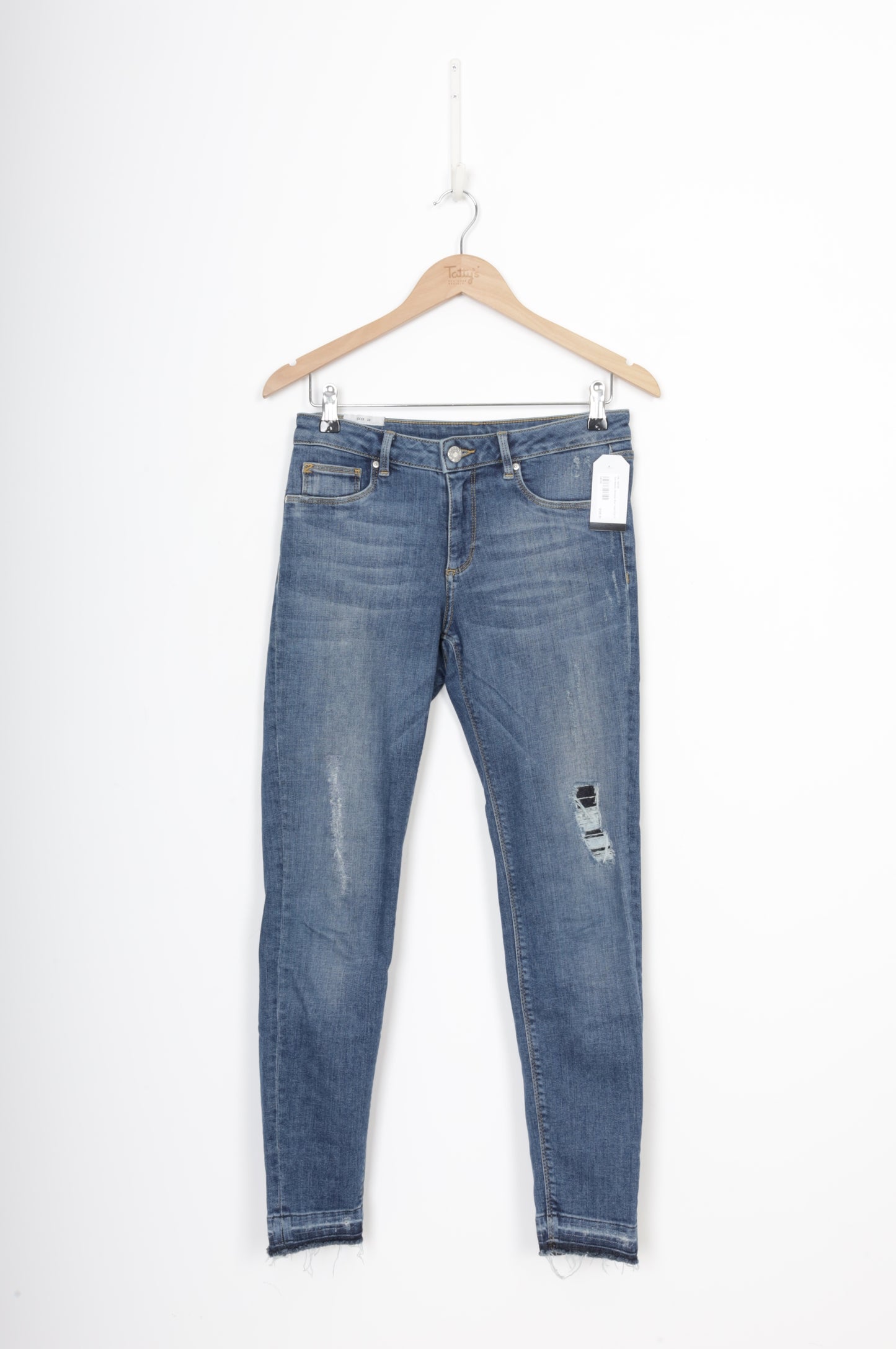 Zoe Karssen Womens Blue Jeans Size W 28