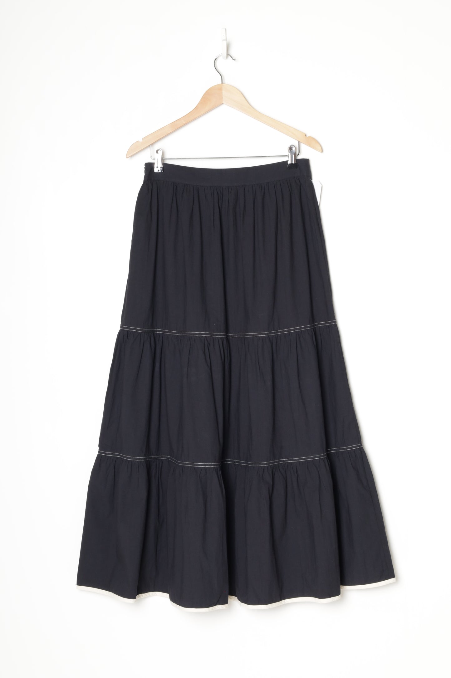 Marle Womens Black Maxi Skirt Size 12