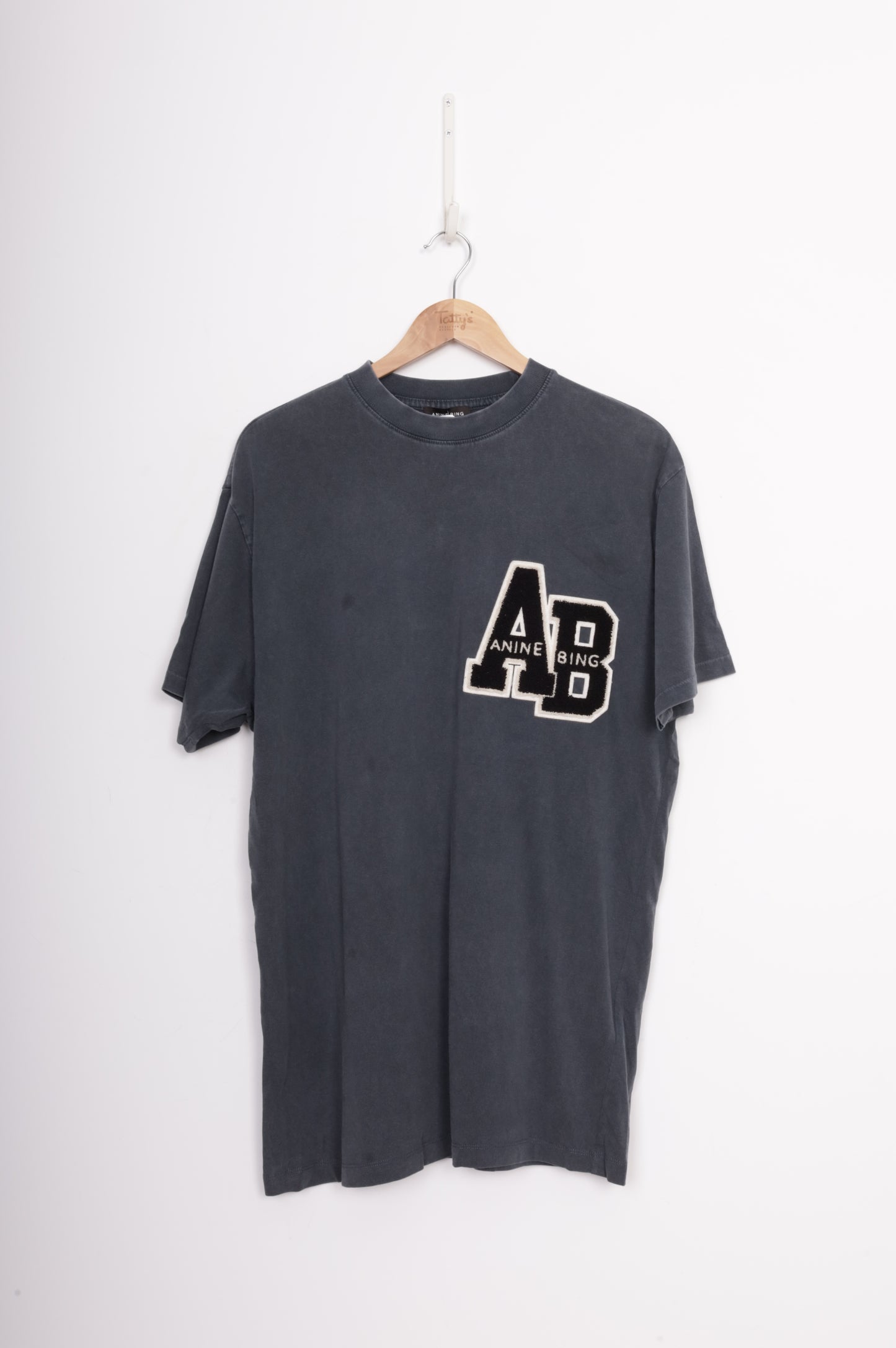 Anine Bing Womens Grey T-shirt Size XS
