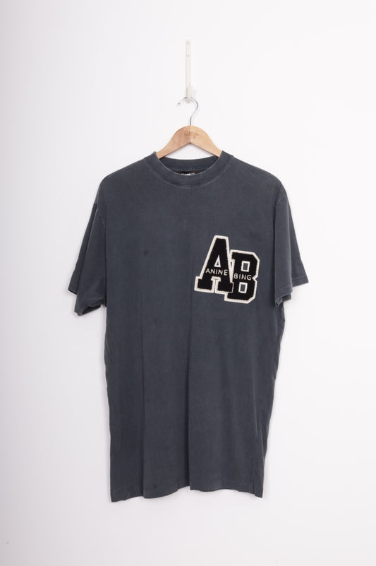Anine Bing Womens Grey T-shirt Size XS