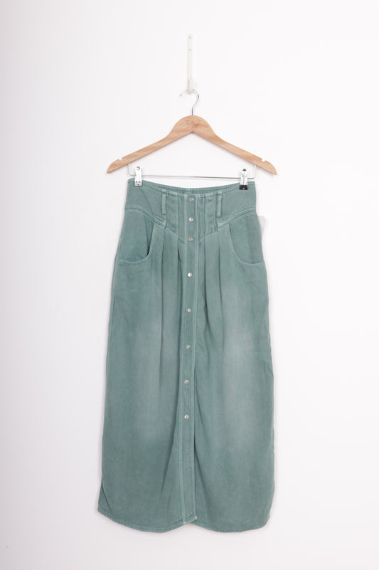 Isabel Marant Étoile Womens Green Skirt Size EU 36