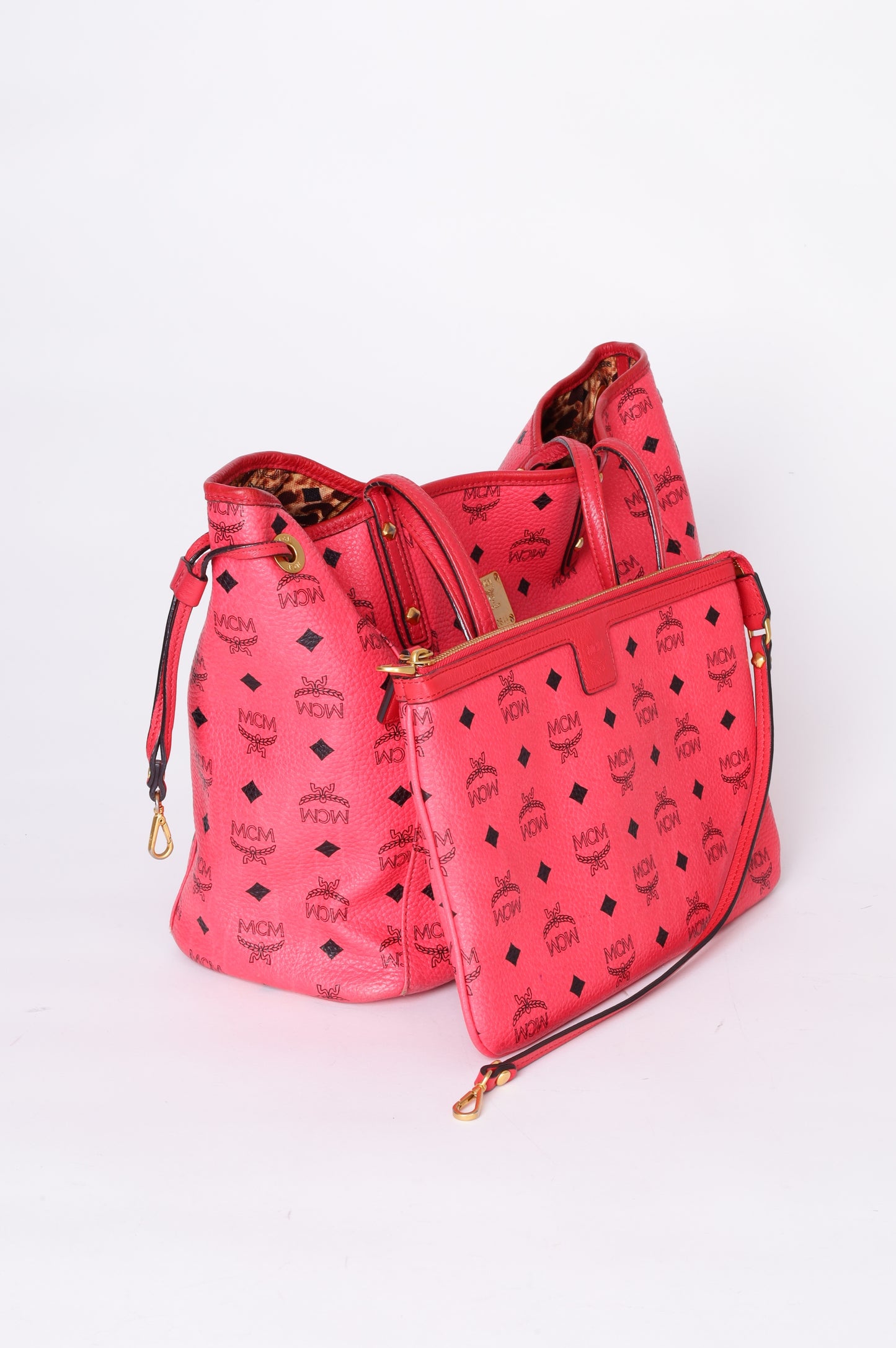 MCM Womens Red Bag Size O/S