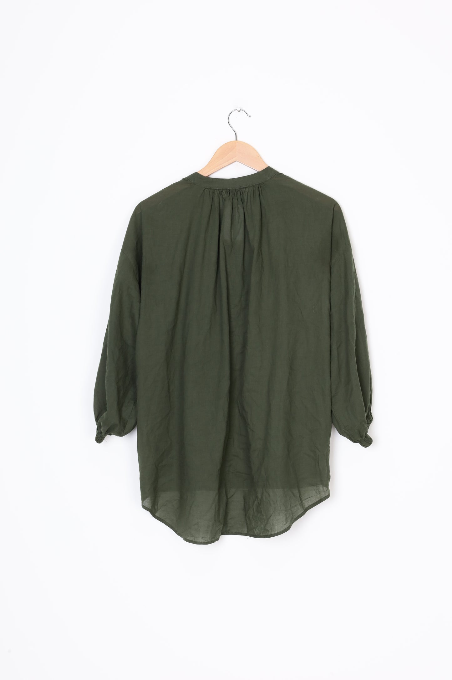 Mahsa Womens Green Blouse Size S