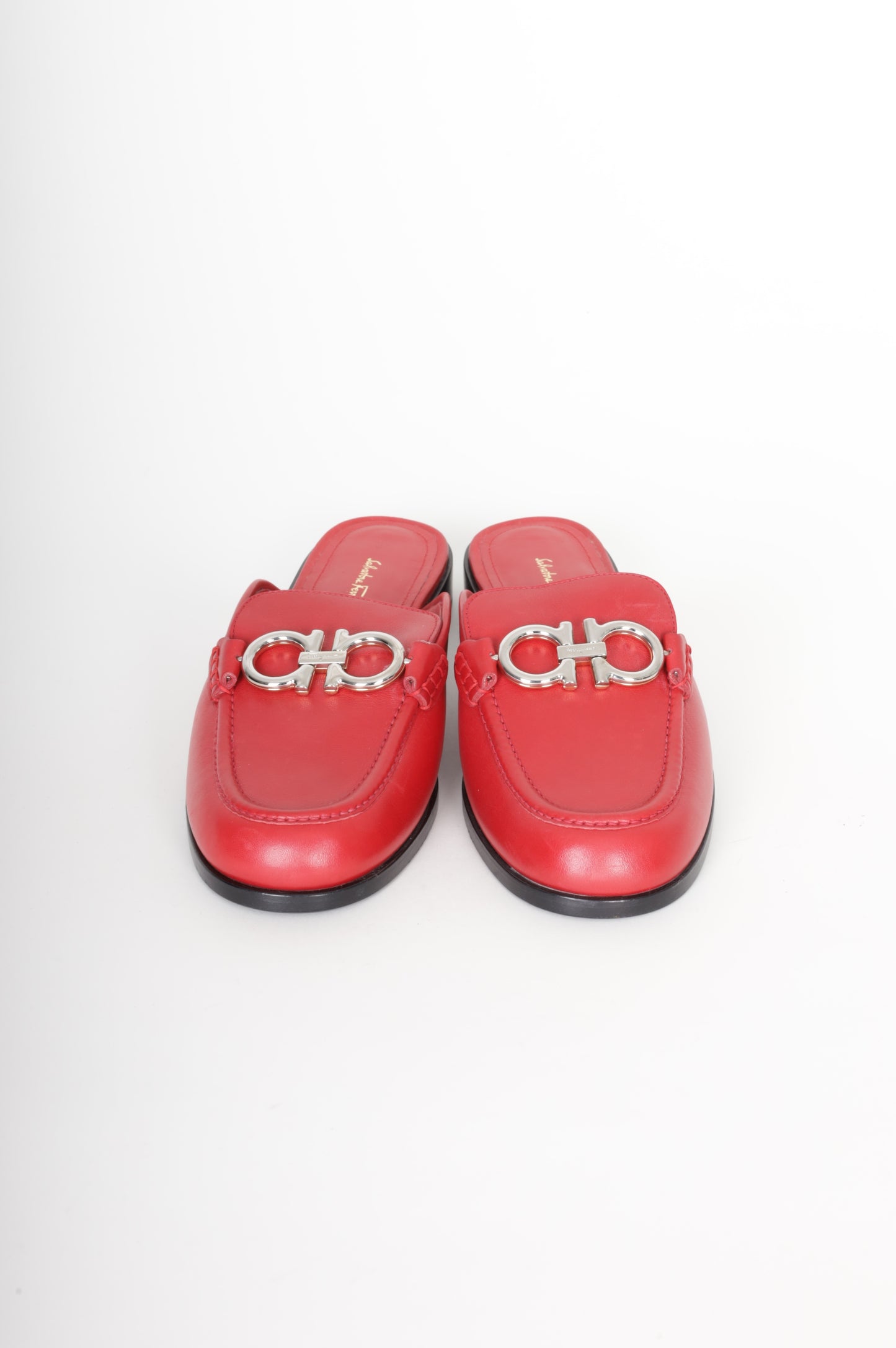 Salvatore Ferragamo Womens Red Shoes Size EU 38.5