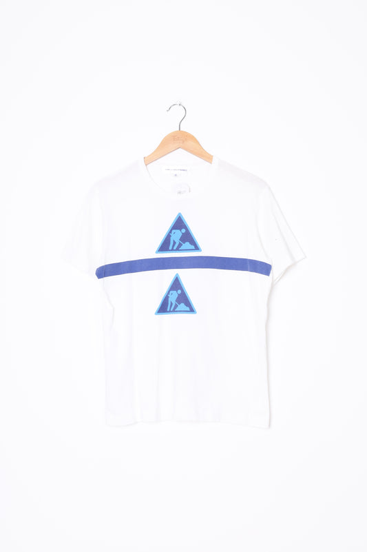 Comme Des Garcons Womens White T-shirt Size M