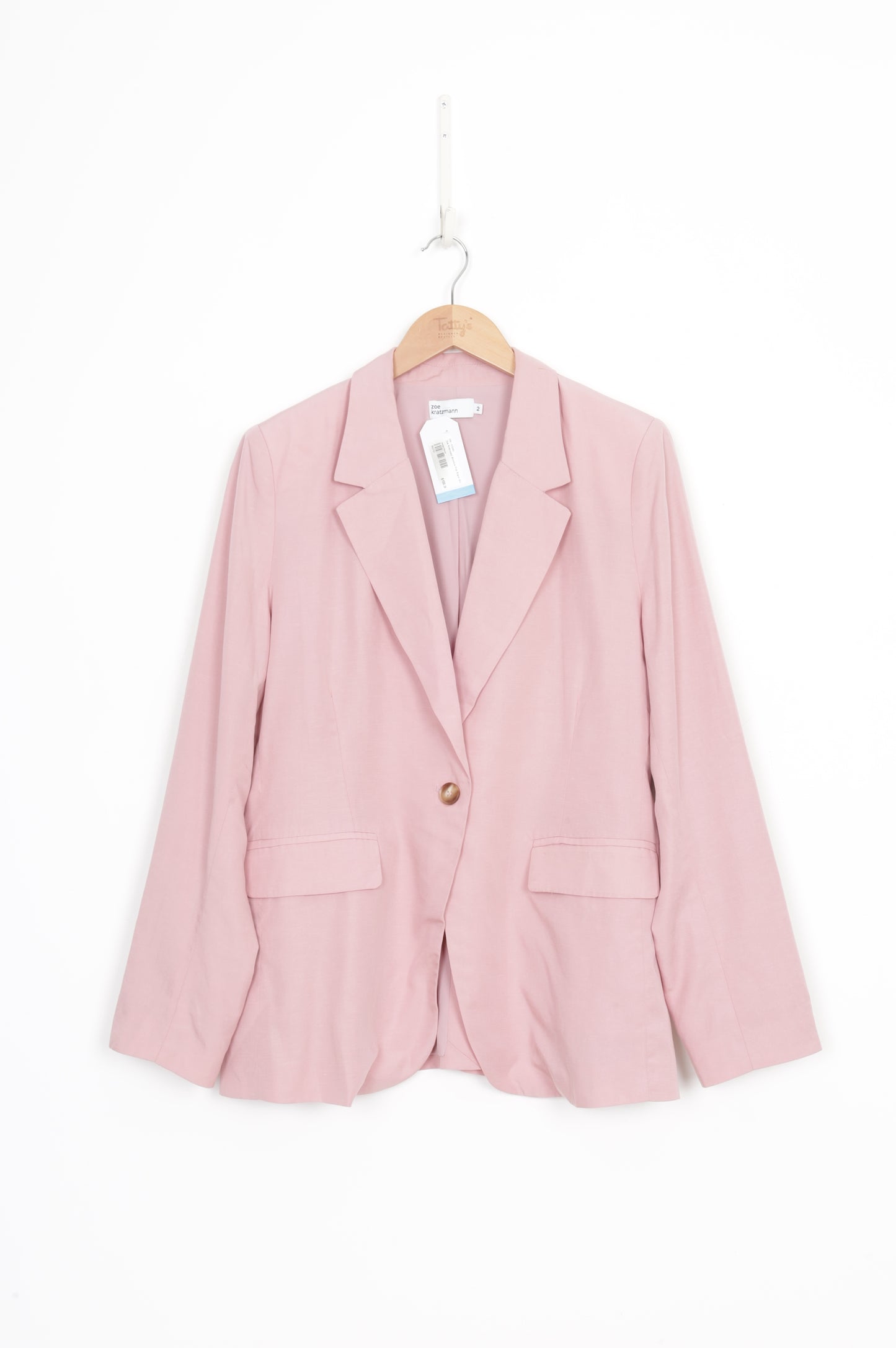 Zoe Kratzmann Womens Pink Blazer Size 2