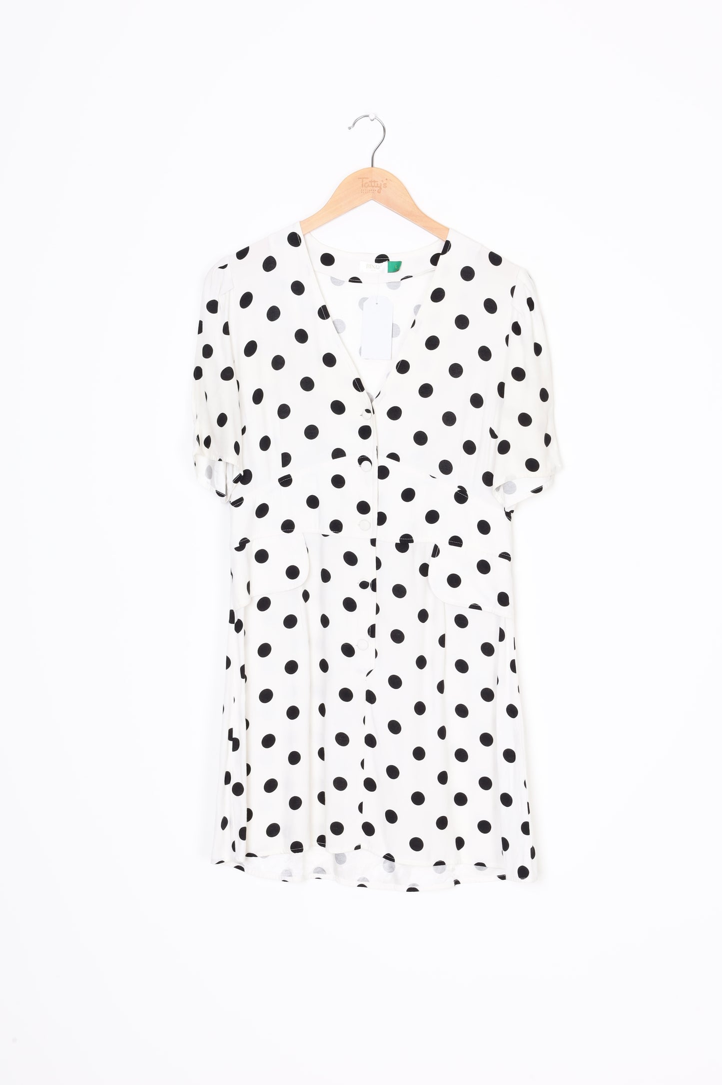 Rixo Womens White Dress Size L