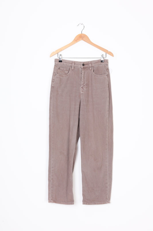 Assembly Label Womens Brown Jeans Size W 28
