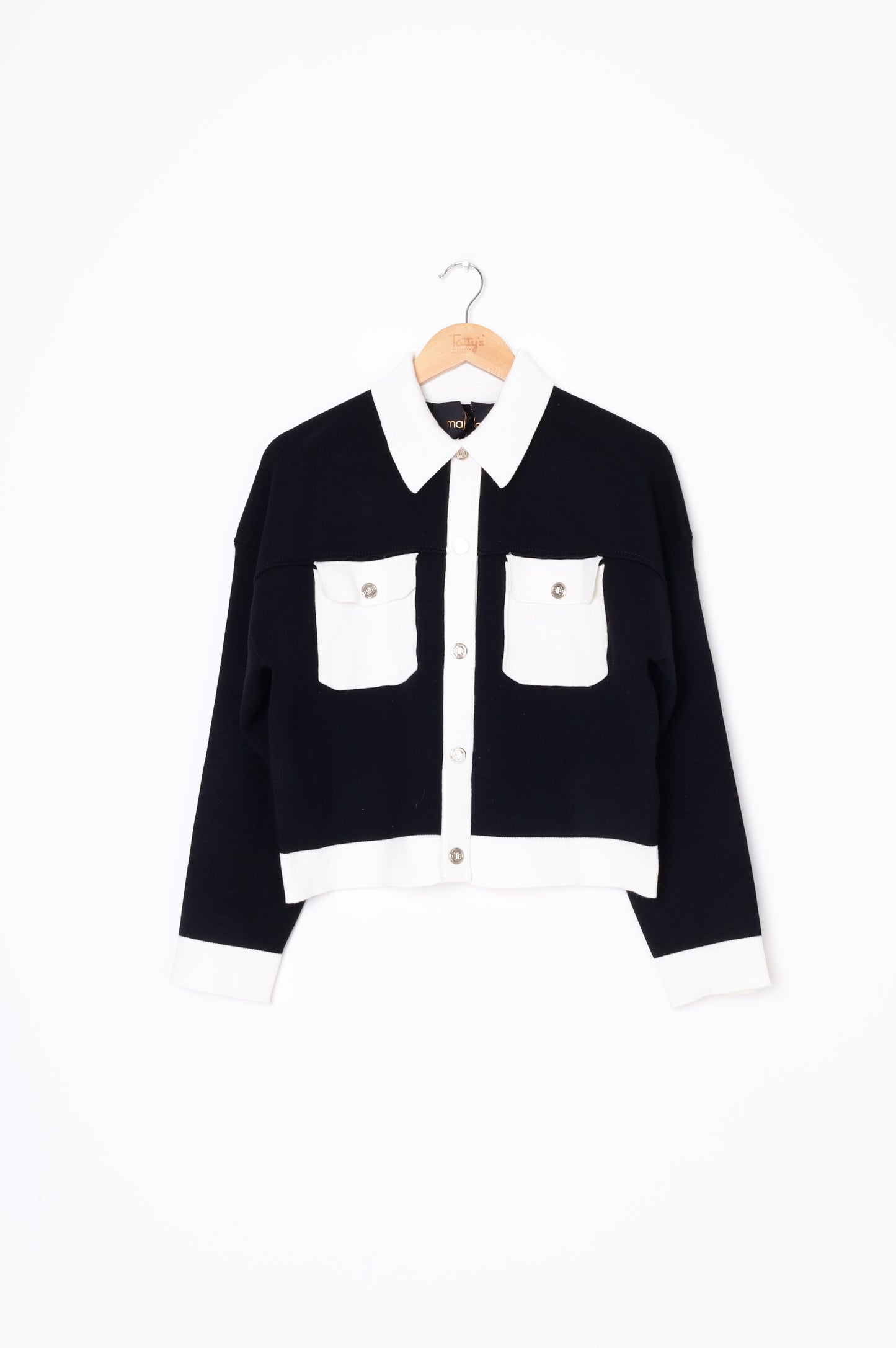 Maje Womens Black Jacket Size 2