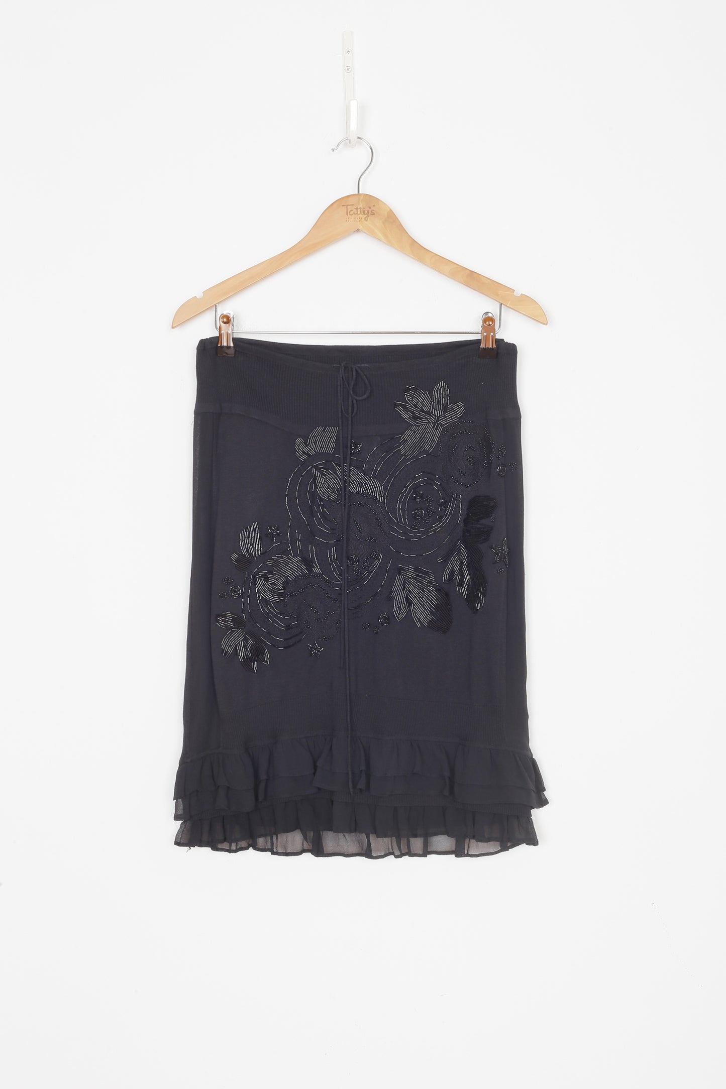 Christian Lacroix Womens Black Skirt Size L
