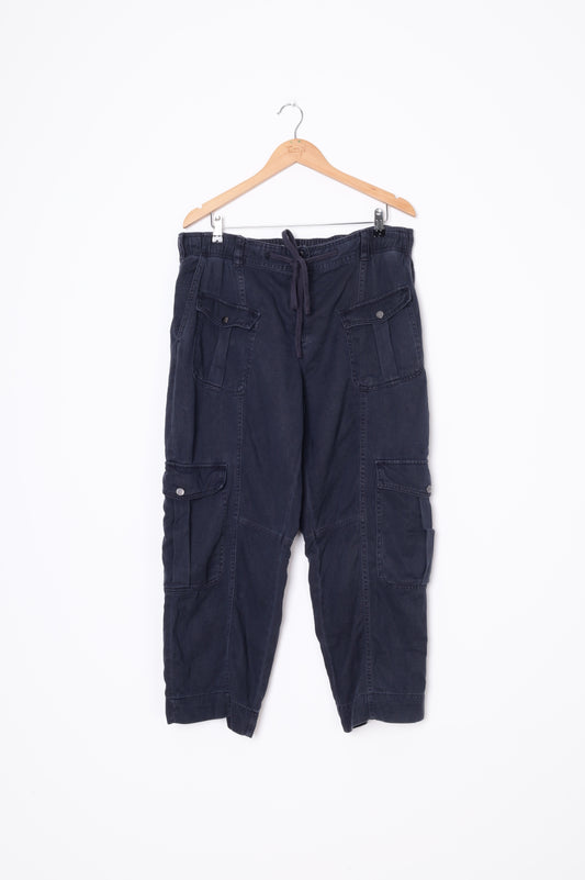 Zara Womens Blue Pants Size XL