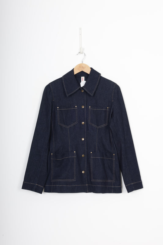 Sylvester Womens Blue Jacket Size 8