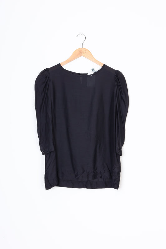 Juliette Hogan Womens Black Top Size 12
