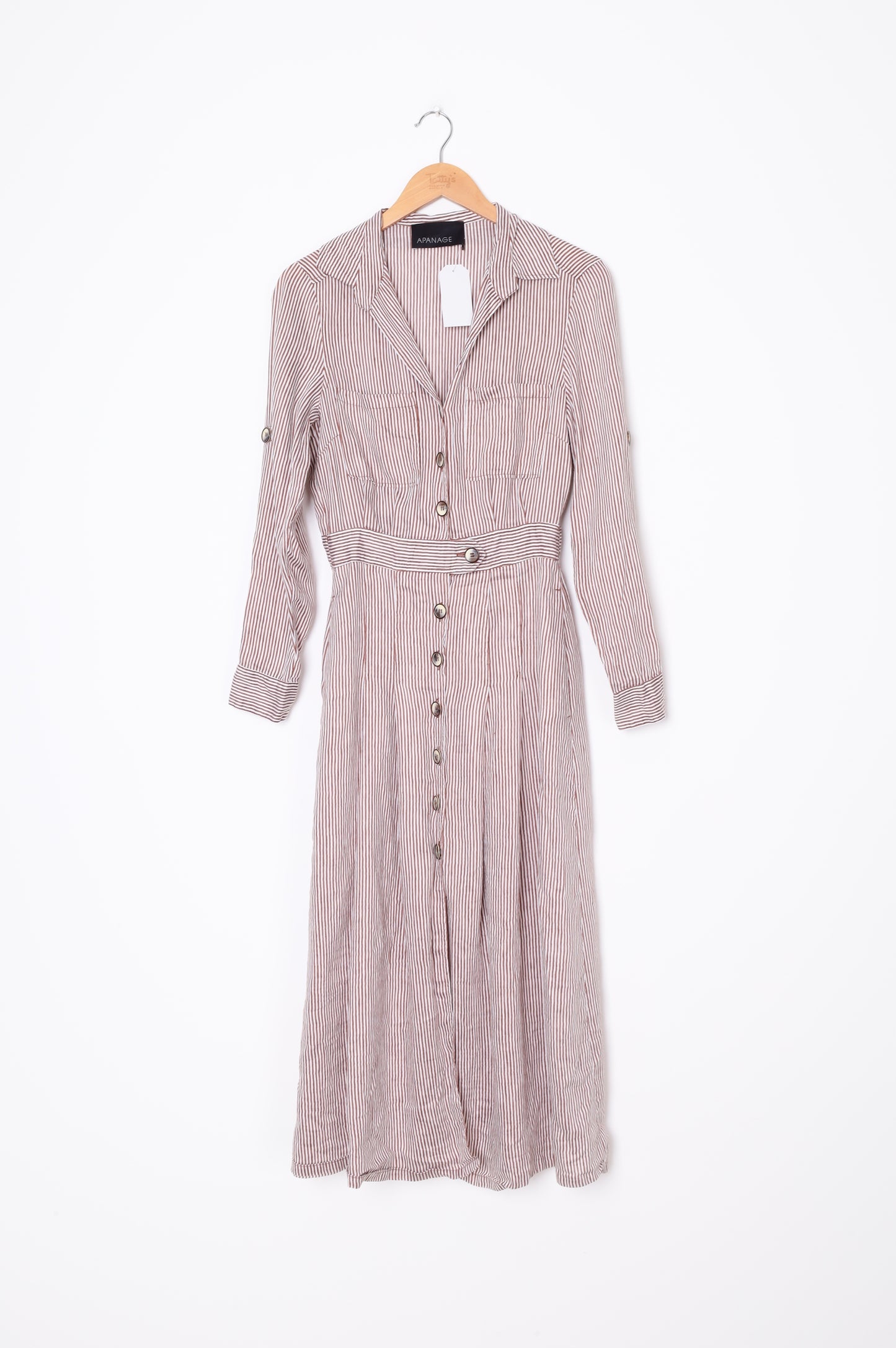 Apanage Womens Brown Dress Size 10