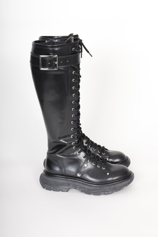 Alexander McQueen Womens Black Boots  Size EU 37