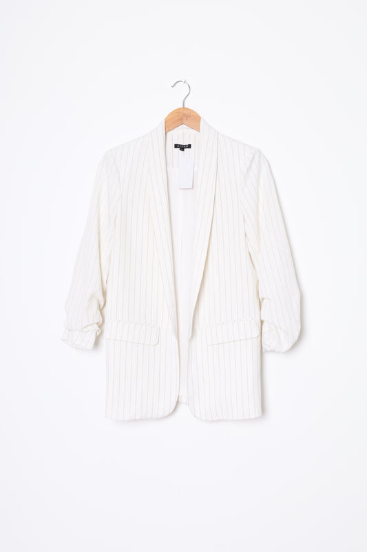 Storm Womens White Blazer Size 6
