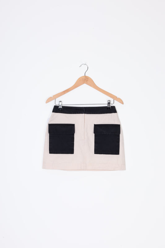 Hansen & Gretel Womens Grey Mini Skirt Size S