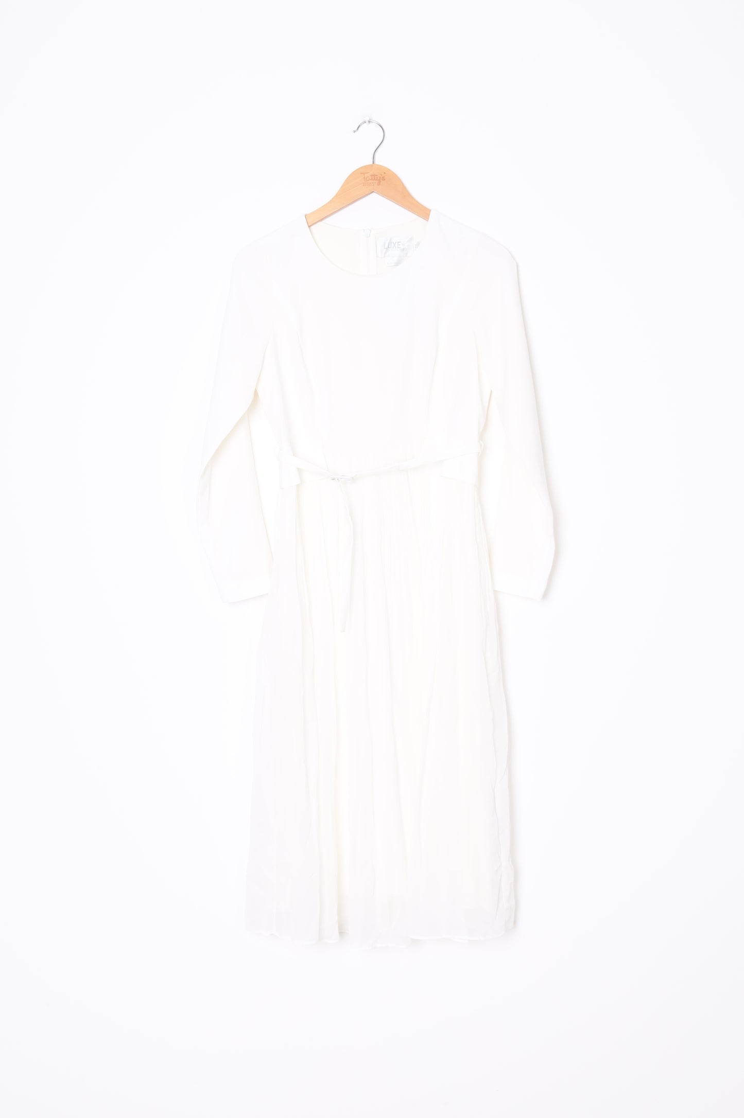 Luxe by Seraphine Womens White Dress Size 8