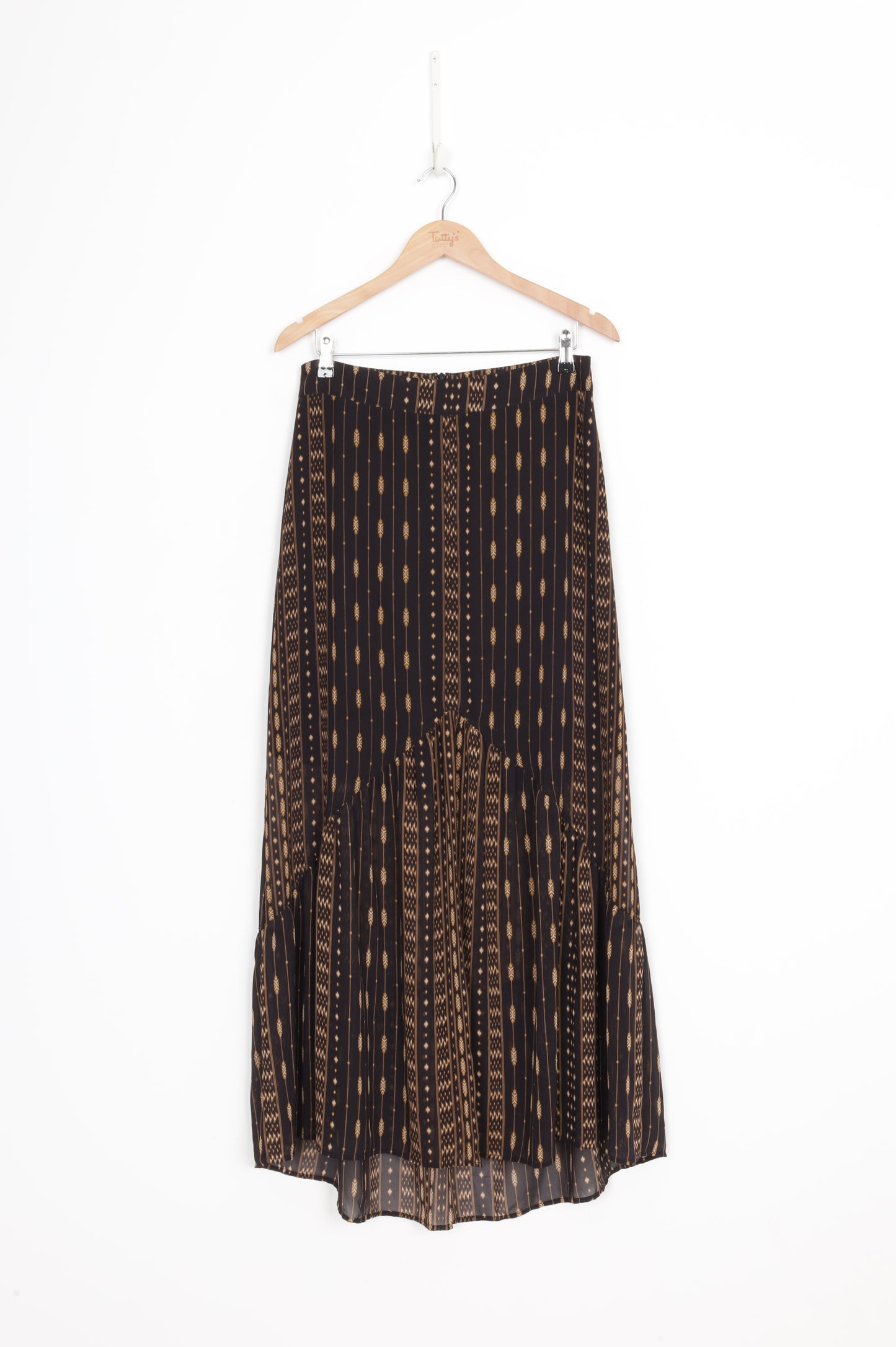 Storm Womens Black Maxi Skirt Size 10